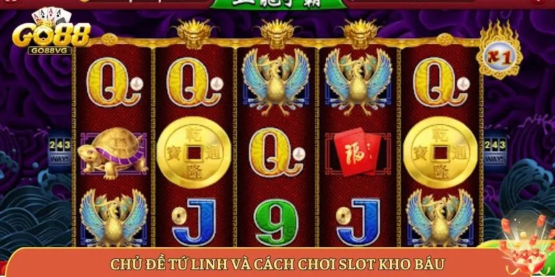 Chủ Đề Tứ Linh Và Cách Chơi Slot Kho Báu