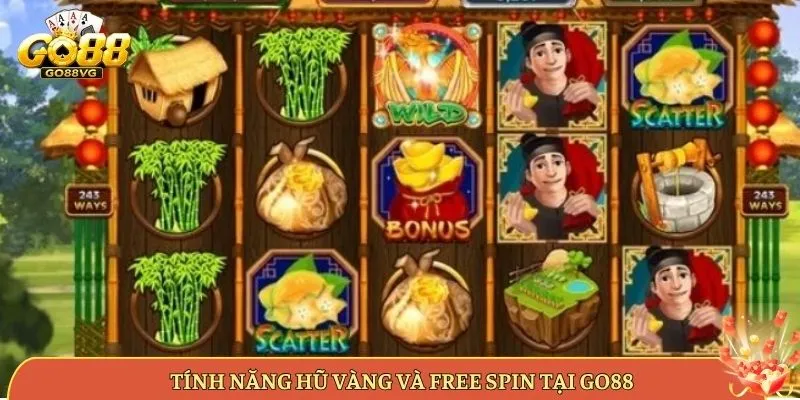 Tính Năng Hũ Vàng Và Free Spin Tại Go88