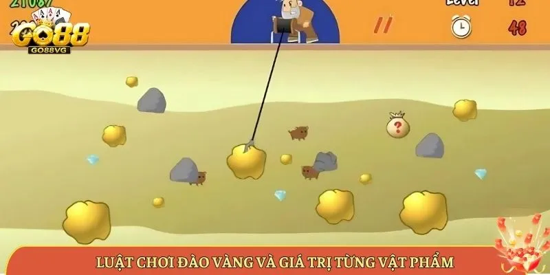 Luật Chơi Đào Vàng Và Giá Trị Từng Vật Phẩm