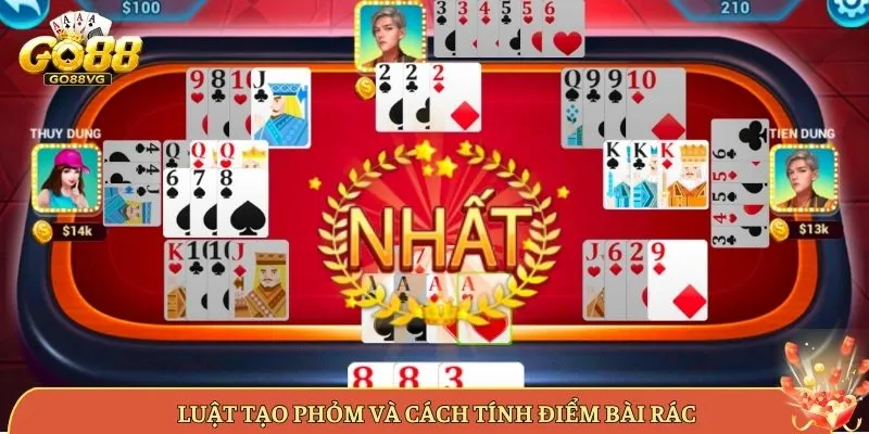 Luật Tạo Phỏm Và Cách Tính Điểm Bài Rác