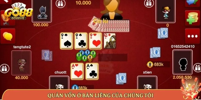 Quản Vốn Ở Bàn Liêng Của Chúng Tôi
