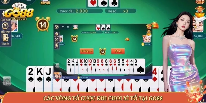 Các Vòng Tố Cược Khi Chơi Xì Tố Tại Go88
